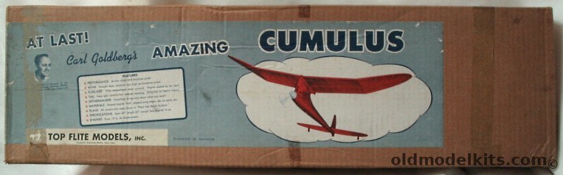 Top Flite Cumulus by Carl Goldberg - 54 inch Wingspan High Performance Sport Flying Model, G-6 plastic model kit